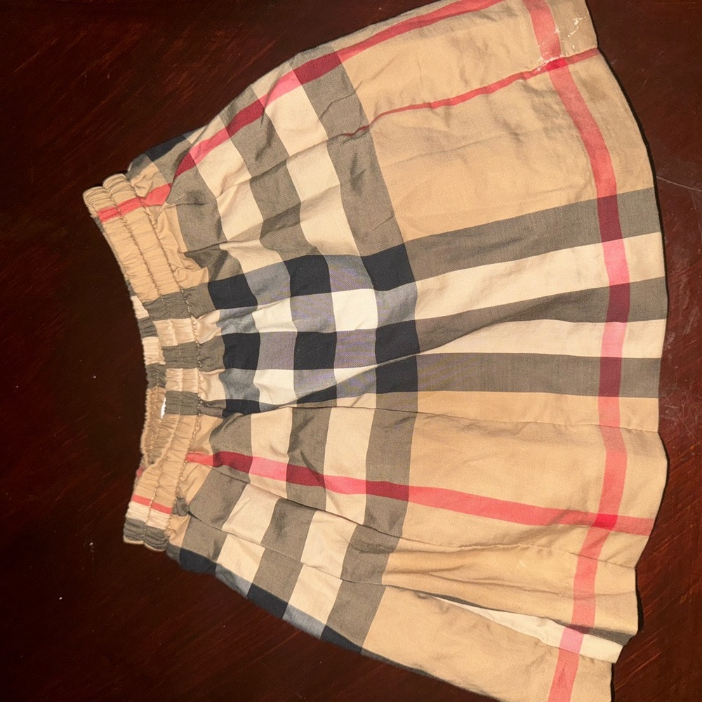 KIDS BURBERRY PLAID SKIRT